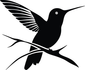 bird, vector, eagle, silhouette, flying, animal, 