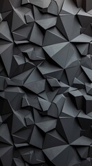 Fototapeta premium Geometric black pattern, white background, modern design