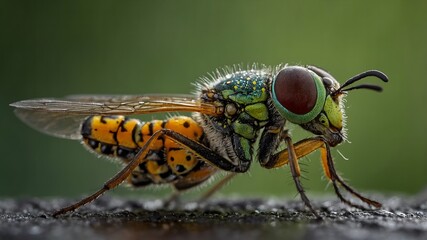 Lovely butterfly perched atop a fragrant, blooming flower in a vibrant garden, surrounded by a multitude of colorful blooms
