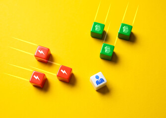 Threats and rewards, control over people. Bribery or blackmail. Management and influence. Risk...