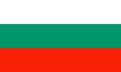 Vector illustration. Bulgaria national flag.