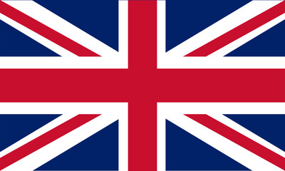 Vector illustration. Great Britain national flag.