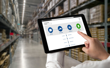 Delivery tracking system for e-commerce and modish online business to timely goods transportation...