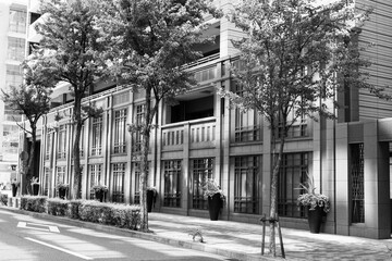 Fototapeta premium 神戸元町の旧居留地の街並み