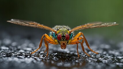 Lovely butterfly on a blooming flower