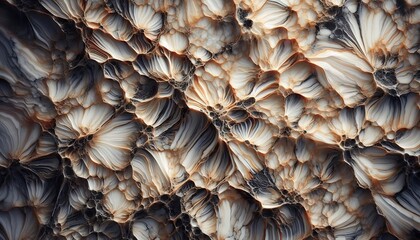 Abstract decorative marble texture backgroundin plant style,Gold,Generative AI	