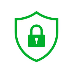 Shield with lock icon