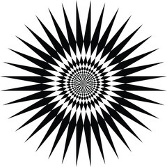 Fototapeta premium Concentric Spiral vector and illustrator