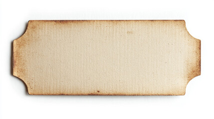 Blank vintage photo frame with aged edges, perfect for nostalgic or retro-themed projects, invitations, and design elements.
