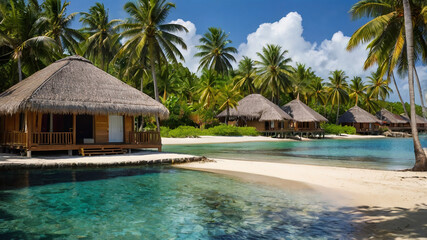 Fototapeta premium tropical resort beach