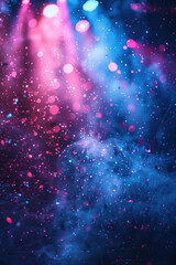 Fototapeta premium Concert Stage with Colorful Lights