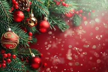 Merry Christmas and happy New Year background