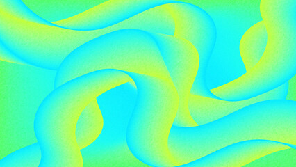 Vibrant and dynamic abstract background with blue and green fluid shapes, noise, modern design projects, presentations, and digital artwork.