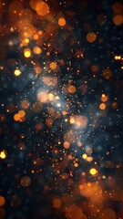 Obraz premium Golden Bokeh Abstract Background