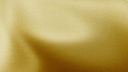 Abstract gold background with grainy texture, elegant gold horizontal banner.
