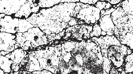 A heavily weathered texture with deep cracks and high contrast, ideal for industrial designs and bold abstract art.