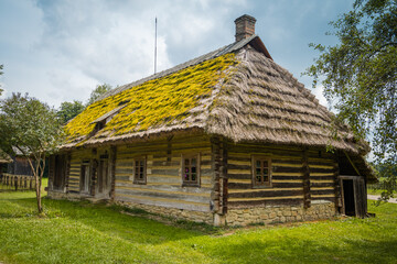 A thatched cottage, an old country house.