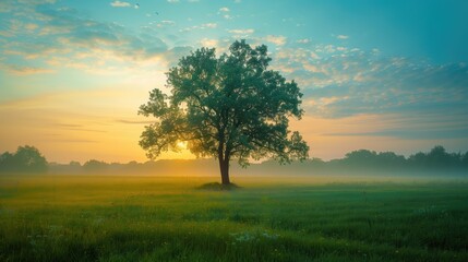 Obraz premium Free good morning scene wallpaper background photo