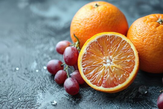 Frut vegitable tasty graps orange