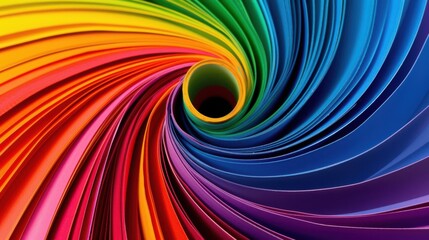 Fototapeta premium A colorful gear with a hole in the middle