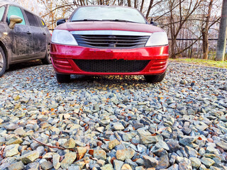 car on the road
