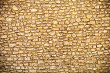 Detailed View of Stone Wall Masonry