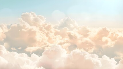 Soft warm pastel clouds background