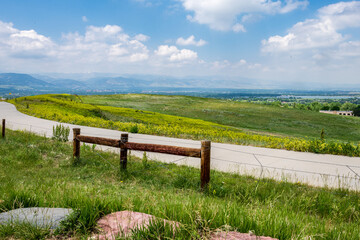 Views of the Flatirons Outside Boulder Colorado