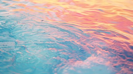 Abstract flowing river water texture with pastel colors
