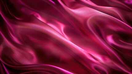Obraz premium Luxurious Pink Silk Fabric Texture: A Background of Elegance