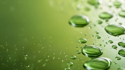 Oil drops on the water - Abstract background