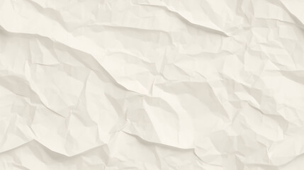 Obraz premium white crumpled paper background texture