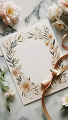 Wedding invitation card