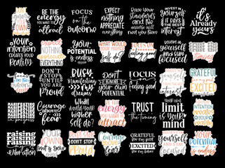 Motivational Sticker Bundle Vol 01.eps