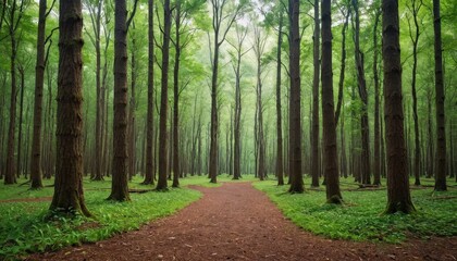 Obraz premium Path Through the Forest.