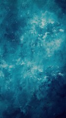Obraz premium Serene Cyan Tranquility. Minimalist plain background concept