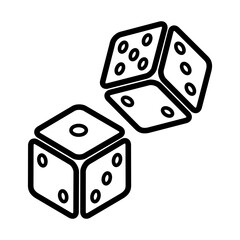 Dice icon template