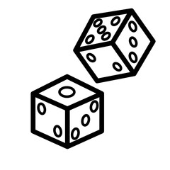 Dice icon template