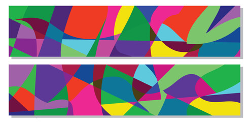 Abstract colorful psychedelic pop art background for summer