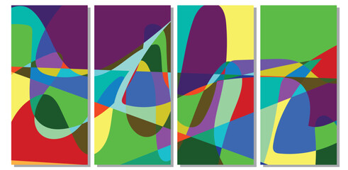 Obraz premium Abstract colorful psychedelic pop art background for summer