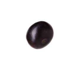 Fresh ripe acai berry isolated on white