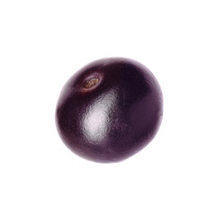 Fresh ripe acai berry isolated on white