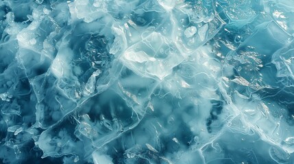 Obraz premium Minimalistic background of scratched snow and ice