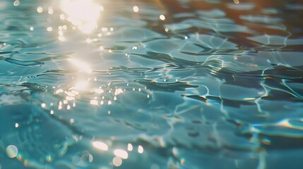 Summer vibes pool water background