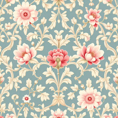 seamless pattern with flowers