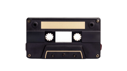 Obraz premium Old tape cassette on transparent background