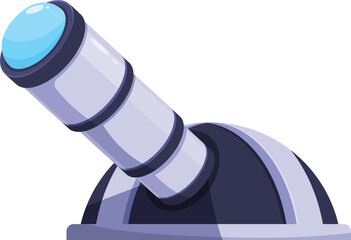 Powerful space telescope exploring the universe from its observatory, capturing stunning images of distant galaxies and celestial objects