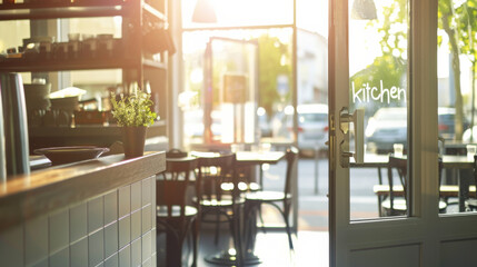 a commercial kitchen interior in a restaurant with stainless steel appliances and food processing station, Hot and Cold foods, Pastry and Preparation Station, Sauce and baking  preparation unit 
