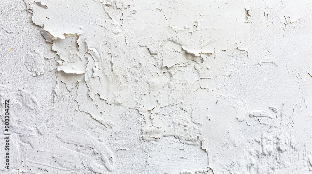 Sticker white painted concrete wall texture background