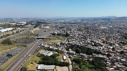 Imagem Aerea Bairro Teresopolis Betim - BR 381